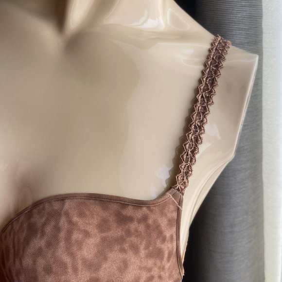 34B Chantelle animal print spacer fabric tshirt bra - Picture 5 of 12